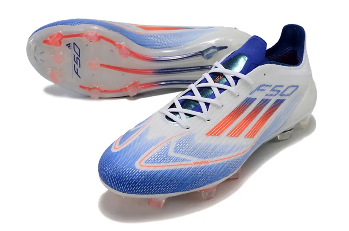 F50 Elite FG - White/Blue