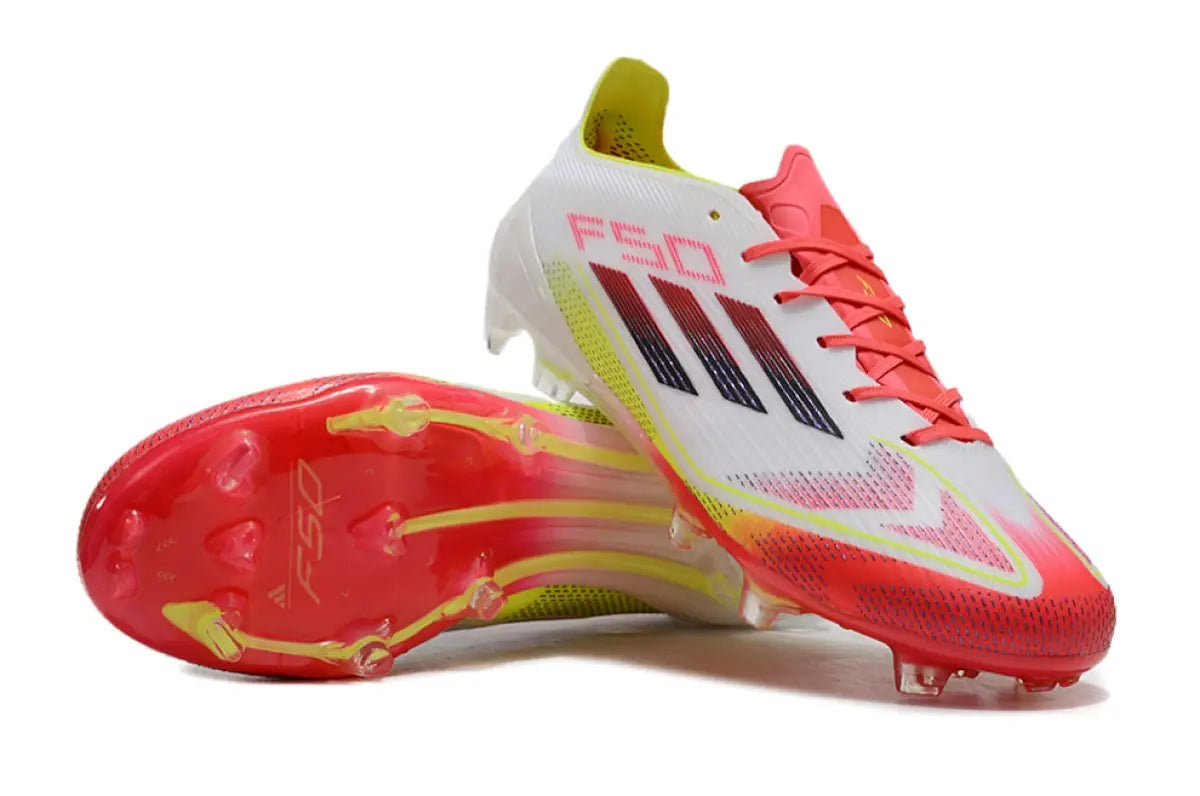 F50 Elite FG - White/Solar Red