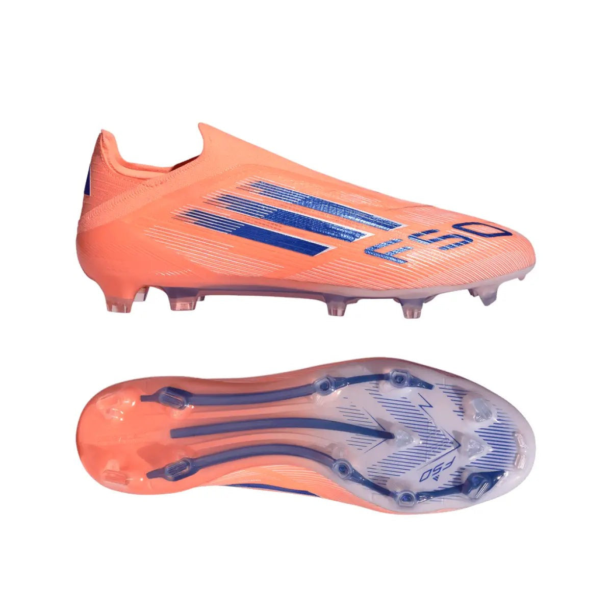 F50 Elite Laceless FG - Coral Blaze Pack