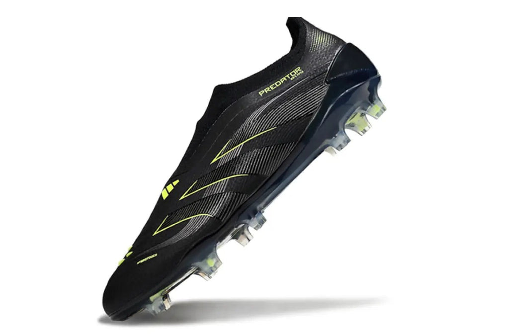 Predator Elite Laceless FG Black/Green